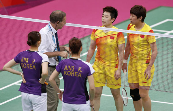 The Chinese Olympic delegation has started the investigation into the alleged Chinese shuttlers' deliberate losing in the group stage of the tournament in London, spokesman told Xinhua on Wednesday. Eight badminton players expelled from Games - BBC