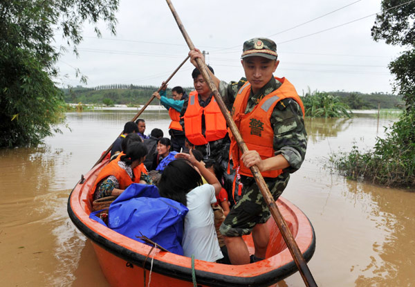 The death toll in the floods caused by Nesat rose to four on Sunday in south China's Guangxi Zhuang autonomous region, as the typhoon continued to wreak havoc, local authorities said on Sunday. Typhoon-triggered floods kill at least 4