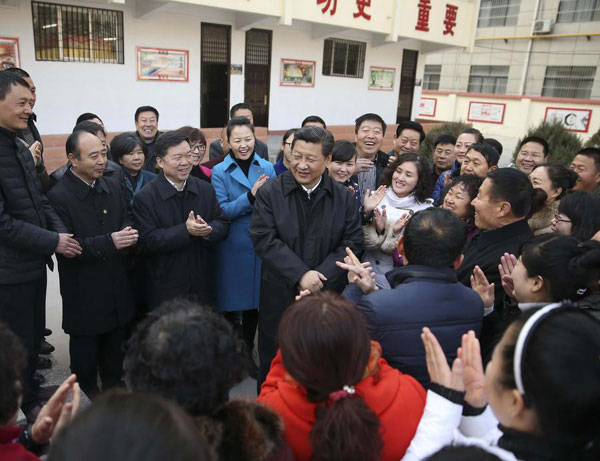 Xi's visits before Spring Festival