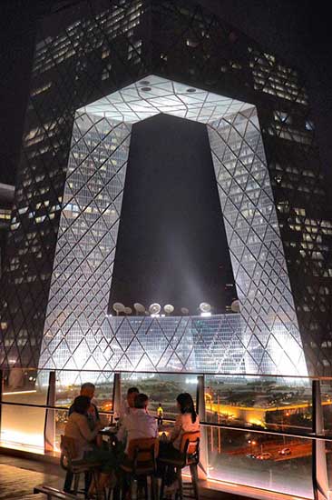 Drinks and dinner with a view