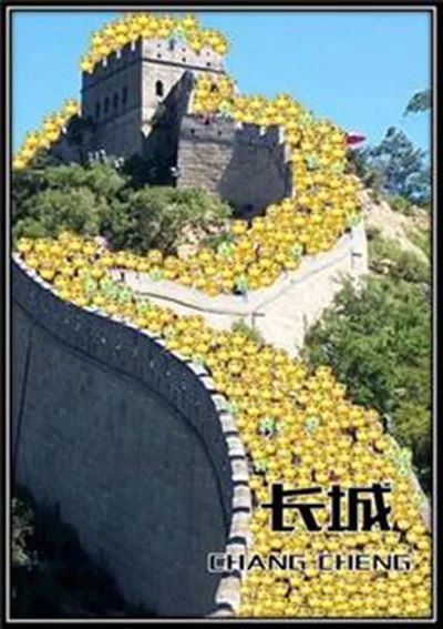 如何用英語表達國慶期間“人山人海”？