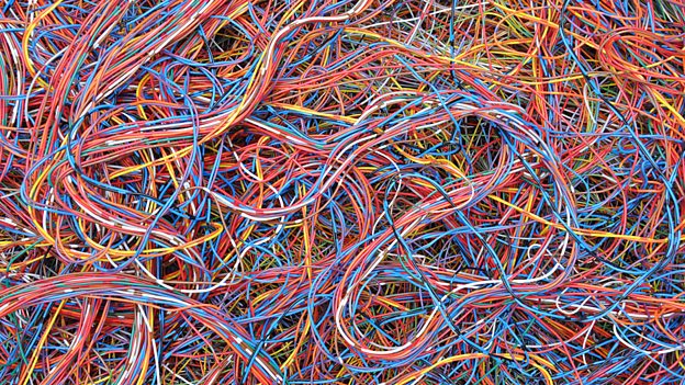 To get your wires crossed 產(chǎn)生誤解、誤會(huì)