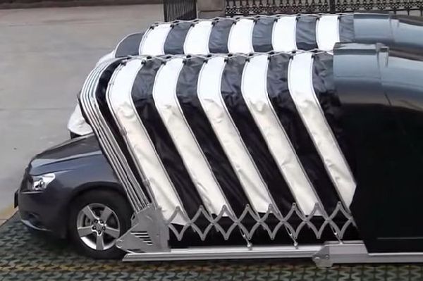 伸縮式移動(dòng)車庫消除停車煩惱