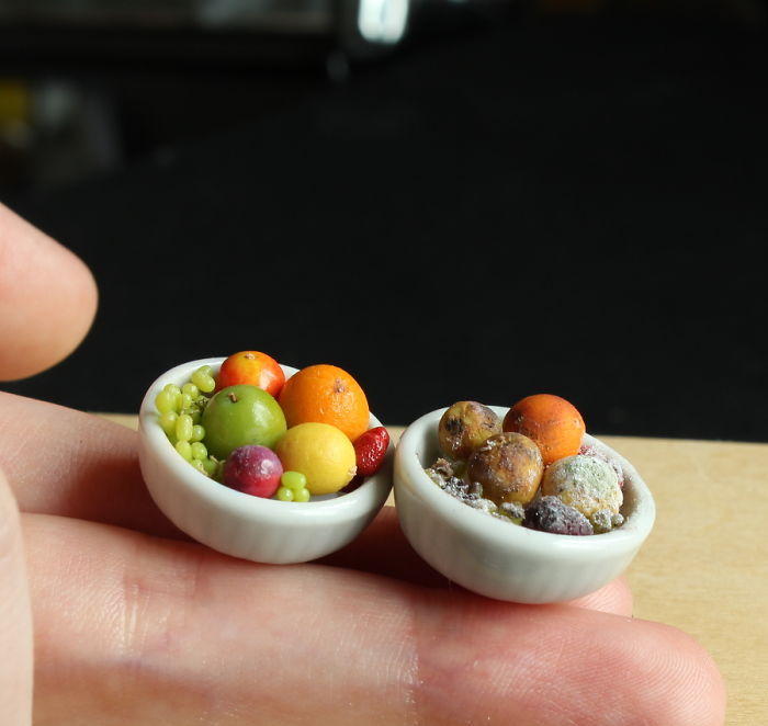 睜大你的眼：這些“美食”竟是微雕！