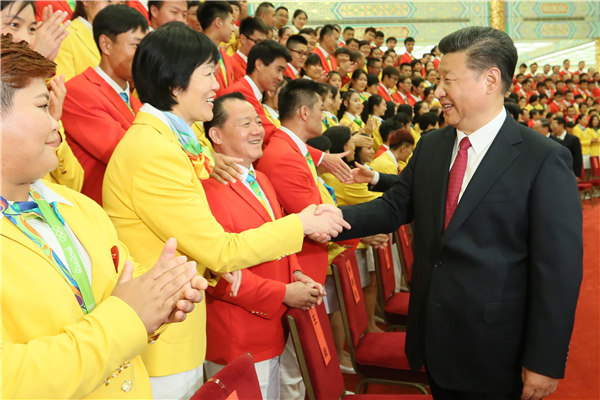 習(xí)近平會見中國奧運代表團 強調(diào)“奧運精神”