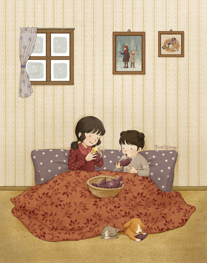 有親姐妹是什么感覺(jué)？讓插畫(huà)師來(lái)告訴你（組圖）
