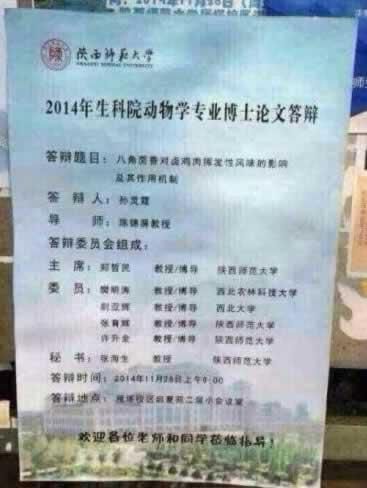 最牛吃貨：女博士8萬(wàn)字論八角對(duì)鹵雞肉影響