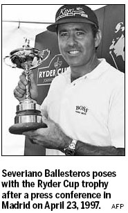 Spanish golf legend Ballesteros dies at 54 Spanish golf legend Ballesteros dies at 54