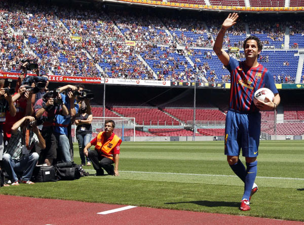 Special day for Fabregas as he rejoins Barca Special day for Fabregas as he rejoins Barca