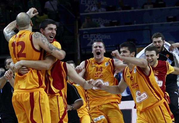 Macedonia, Spain through to Eurobasket semis Macedonia, Spain through to Eurobasket semis