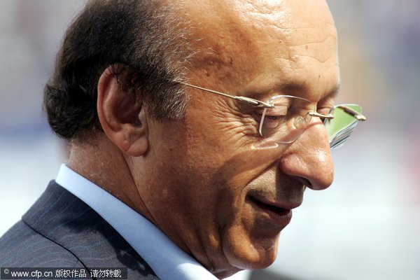 A file photo of Luciano Moggi. Moggi gets jail sentence over match-fixing