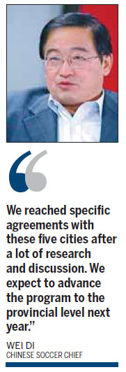 The chronic underperformance of China on the international soccer stage has spurred the government to implement a more hands-on approach to the game. The new approach to save Chinese soccer