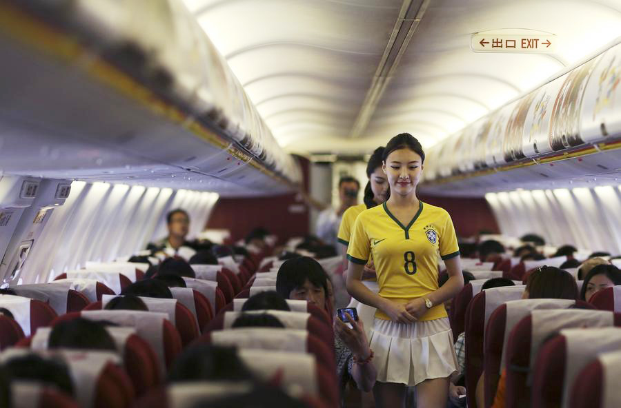 World Cup support goes sky-high in China