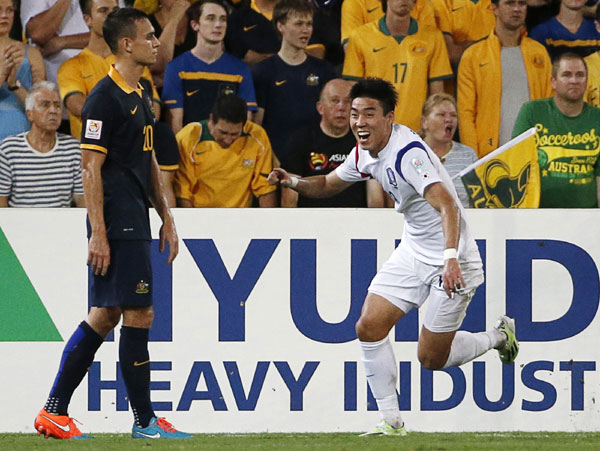 S. Korea defeats Australia, tops Group A in Asian Cup