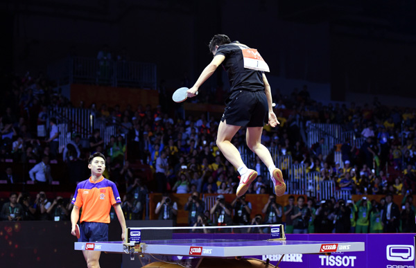 World No.1 Ma wins first men's singles world championship