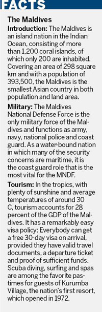 More Chinese fall under spell of the Maldives