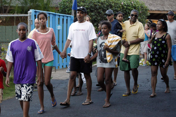 Obama's holiday vacation Obama's holiday vacation in Hawaii